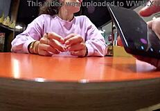 Step-Brother Invites Me to Play with Toys While Controlling My Lovense in Public