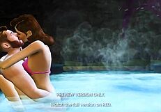 3D animated Peggy’s erotic adventure in a comic book style