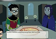 Raven goes on a date in the 18titans anime series
