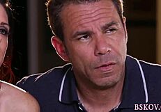 Casey Calvert's Shaved Pussy Gets Oral Teasing