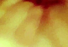 Brunette couple rides dick and cums on fat ass