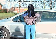 Hey, watch me strip and piss right in the middle of the street, feeling so naughty out here