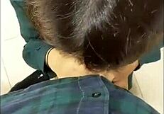 College couple sex in toilet 😏