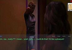 Wife and Stepmother 88: Provocative Encounter Between Teen and MILF Brunette