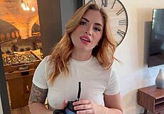 Friend's Girlfriend Swallows My Cum Secretly