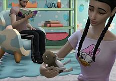 Estoy a cargo de mi sobrina quien quiere jugar con mi verga dura