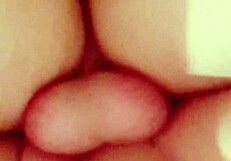 Brunette couple rides dick and cums on fat ass