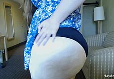 i love teasing with my big ass in panties and thongs, shaking that fat booty for you