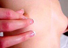 Marley Brinks gives intense POV blowjob with huge cumshot.