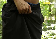 Dotado Fucks Safado Bareback in Woods, Intense POV