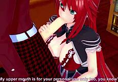 Rias Gremory begs for sex in HS DxD NTR madness