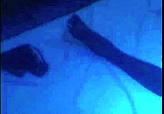 Skinny housewife in interracial couple scene.