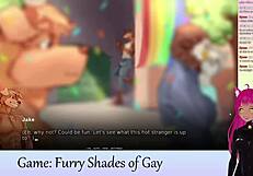 Wow, Watch Vtuber Lewdneko Dive Into Furry Gay Oral Games!