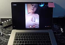 spanish bbw milf leyva hot fucks a fan on webcam in a casual encounter