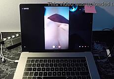 spanish bbw milf leyva hot fucks a fan on webcam in a casual encounter