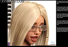3D animated porn with an anime theme in the form of a comic book