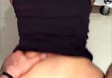 friend of my mother teases with her panties, stirring deep emotions in doggystyle blowjob