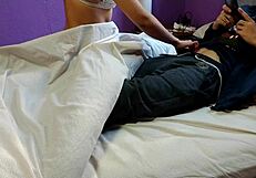 i tease my boyfriend playfully when he's resting