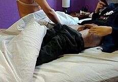 i tease my boyfriend playfully when he's resting