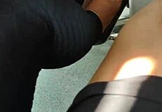 리마 거리에서 숙성 엉덩이 아줌마 쫓아다님