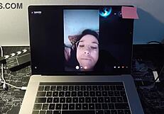 spanish bbw milf leyva hot fucks a fan on webcam in a casual encounter