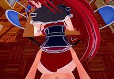 Rias Gremory begs for sex in HS DxD NTR madness