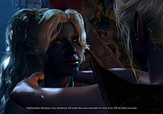 Baldurs Gate 3 Minthara Sex Scene With Shemale Futanari Lesbian Fucking