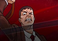 a call to the vagina in a comic secretary scene