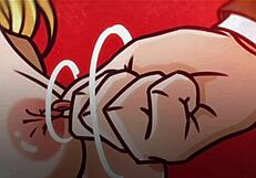 a call to the vagina in a comic secretary scene