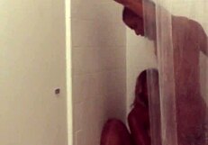 nyna stax shows off her sexy ebony body and big tits