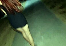 Can married Fanny flash her bare ass without panties in public?