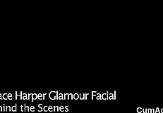 Hot hottie receives cumshot on face, gulps love juice, swaps cum with handjob and oral.