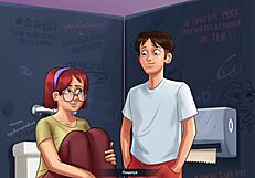 College life in Summertime Saga part 2: Big tits and monster cocks await