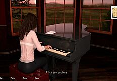 passionate kissing with isabella in the library chick route