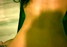 18-year-old brunette whore gets bent over for hardcore doggystyle and rough assfucking after wet blowjob