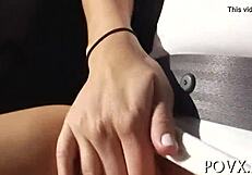 Hairy pussy gets cumshots, but what about the blowjob?