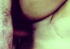 Amateur Latina gets big cock in doggy style and gets creampied