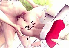 Hentai 3d harley quinn gets covered in cum