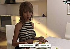 Babysitter starts new office routine