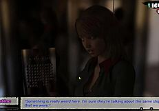 Babysitter starts new office routine