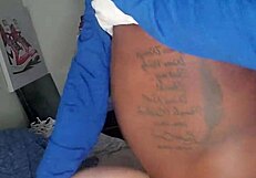 Amateur with a big black cock meets a white pawg for a fuckfest