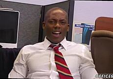 Gay Sex in HR Meeting: Wood Straight Video