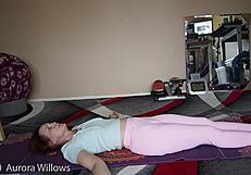 Yoga lesson 362 with a european babe