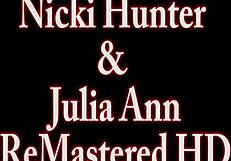 Julia Ann passionately kisses and licks Nicki Hunter's pussy