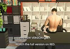 Simlish Dzire's office adventure with a 3D twist