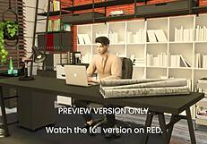 Simlish Dzire's office adventure with a 3D twist