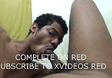 Brazilian couple swaps intense blowjobs in homemade clip