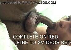 Brazilian couple swaps intense blowjobs in homemade clip