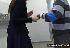 Lara Latex craves and devours massive black cock hard.