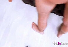 Six dicks share Roma Amor in a rough gangbang.